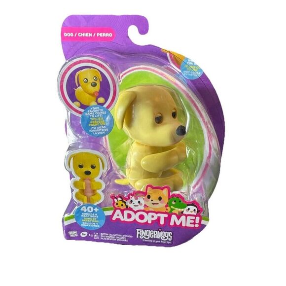 Fingerlings Adopt Me DOG Interactive Pet 40+ Sounds Reactions NEW SEALED WowWee - Picture 1 of 2